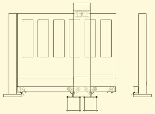 Cantilever Gate Diagram